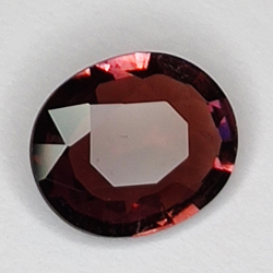 1.73ct Tourmaline Rubellite oval cut 9x8mm