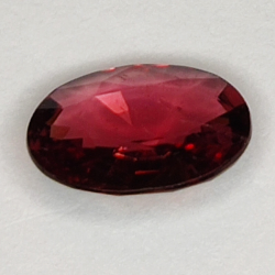 1,12ct Tormalina Rubelite taglio ovale 9x7mm