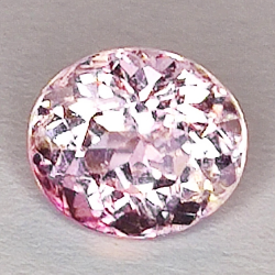 1.80ct Turmalina Rubelita talla oval 7x6mm