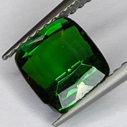 1.73ct Tourmaline Verdelite cushion cut 7x6mm