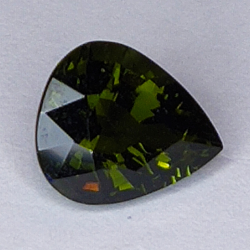 1.81ct Tormalina Verdelite taglio pera 9x7mm