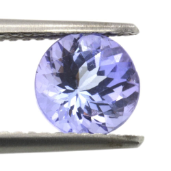 Taglio ovale di tanzanite da 1,33 ct, 6,82 x 4,44 mm