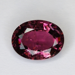 1.73ct Turmalina Rubelita talla oval 8x6mm