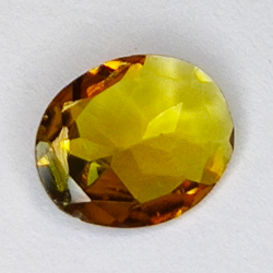 0.57ct Orange Tourmaline oval cut 7x6mm