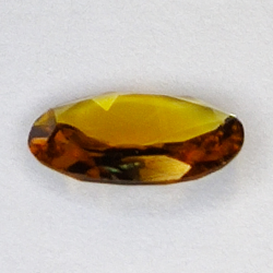 0.57ct Tormalina arancione taglio ovale 7x6mm