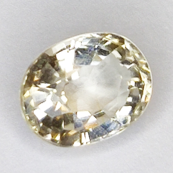 1.69ct Tourmaline Yellow oval cut 8x6mm