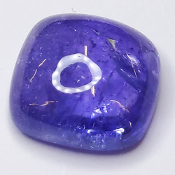 5,46ct Tanzanite cabochon carré 10x10mm