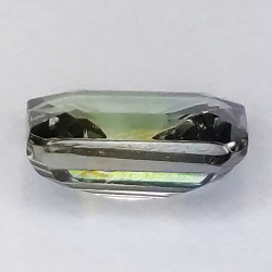 1.36ct Tanzanite Green emerald cut 7x5mm