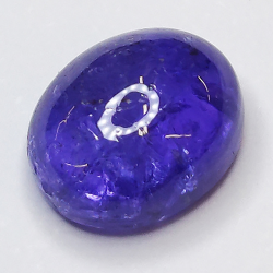 4,06ct Tanzanite cabochon ovale 10x8mm