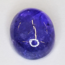 4,06ct Tanzanite cabochon ovale 10x8mm