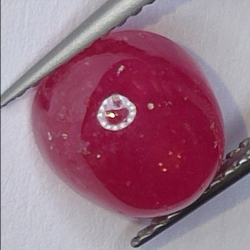 4.99ct Ruby oval cut 9.1x8.2mm