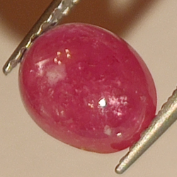 3,35ct Rubis Étoile cabochon ovale 8,7x6,5mm