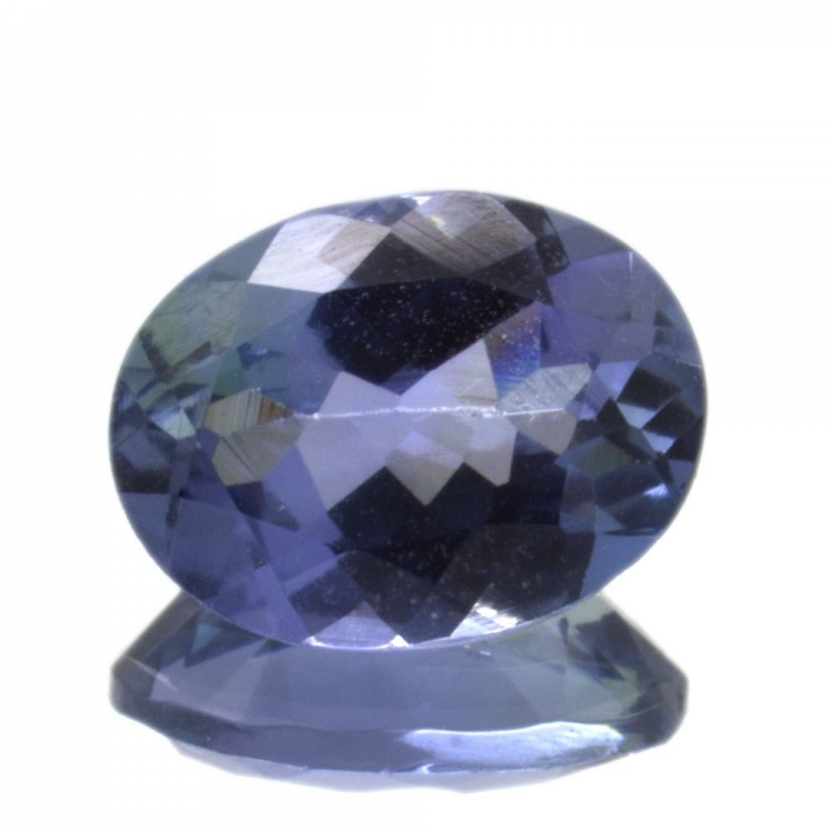 Taglio ovale di tanzanite da 1,88 ct, 9,01 x 6,81 mm