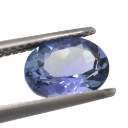 Taglio ovale di tanzanite da 1,88 ct, 9,01 x 6,81 mm