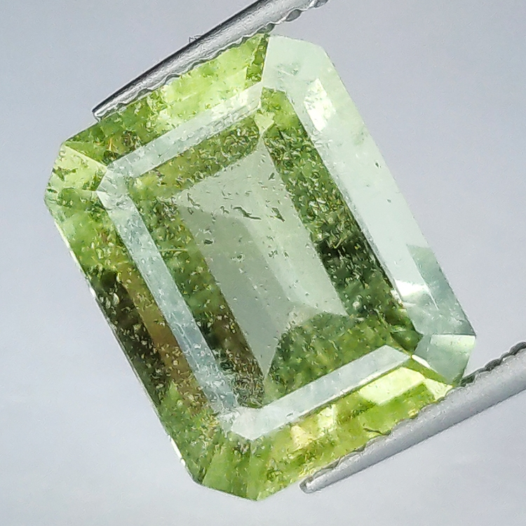 4.36ct Aquamarine Green Emerald Cut