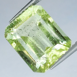 4.36ct Aquamarine Green Emerald Cut