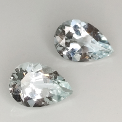 Aquamarine Pear Size 9 x 6 mm