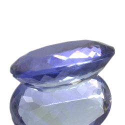 1,77ct Tanzanite taille ovale 9,30x6,69mm