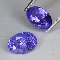 Tanzanite Taglio Ovale 7 x 5 mm