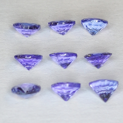 Tanzanite Round Cut 3.70-4.30 mm