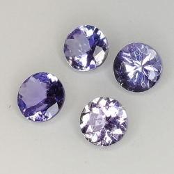 Tanzanite Round Cut 3.70-4.30 mm