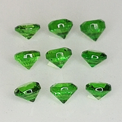 Tsavorite Round Size 1.0-2.50 mm