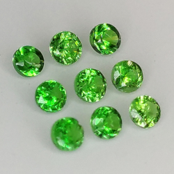 Tsavorite Round Size 1.0-2.50 mm