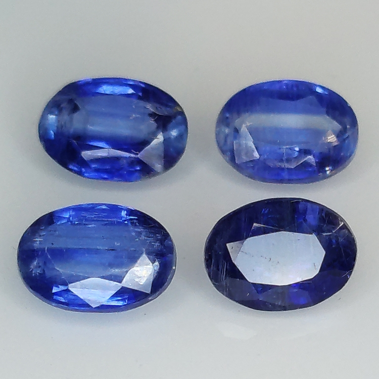 Kyanite (Distena) coupe ovale 7x5mm 4pz