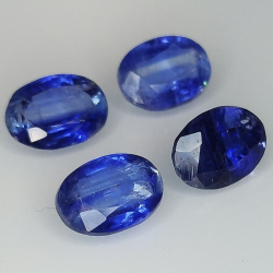 Kyanite (Distena) taglio ovale 7x5mm 4pz