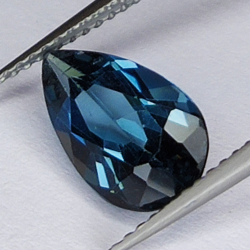 2,76ct Blautopas birnenschliff 10x6mm