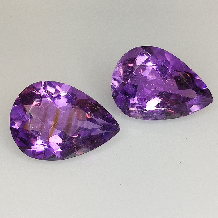 Amethyst Pear Cut 14.00x10.00 mm