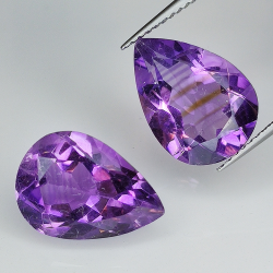 Amethyst Pear Cut 14.00x10.00 mm