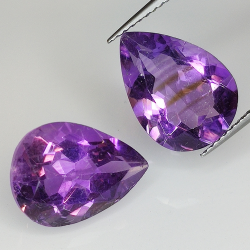 Amethyst Pear Cut 14.00x10.00 mm