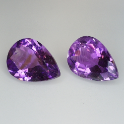 Amethyst Pear Cut 14.00x10.00 mm