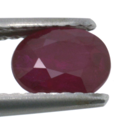 1,22ct Ruby Oval Cut