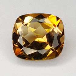 6,04ct Champagner Topas kissenschliff 11x10mm