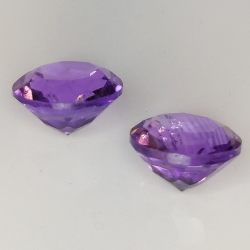 Amethyst round cut 8.00mm 10pcs