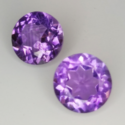 Amethyst round cut 8.00mm 10pcs