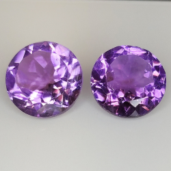 Amethyst round cut 10.00mm