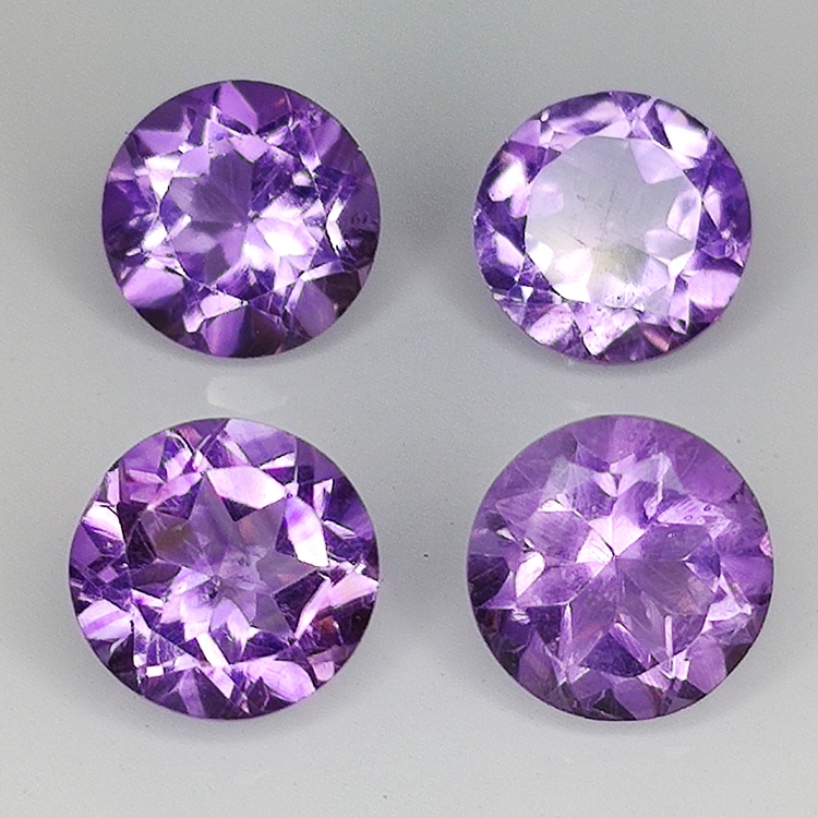 Amethyst rund geschnitten 7.00mm 10St