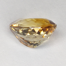 5.97ct Topaz Champagne pear cut 11X10mm