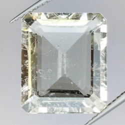 9.27ct Heliodoro Talla Esmeralda 14.90 x 12.70 x 6.27 mm