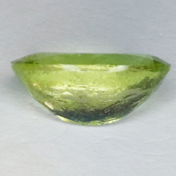 7.62ct Aguamarina Verde Talla Oval 15.80 x 11.46 x 7.15 mm