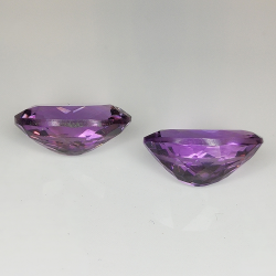 Amethyst oval cut 14.00x10.00mm 2pz