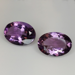 Amethyst oval cut 14.00x10.00mm 2pz