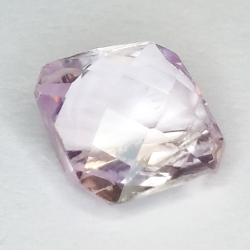 2.61ct Spodumene Checkerboard Cushion Size 8.40 x 8.05 x 4.37 mm