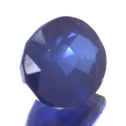 Zaffiro blu a taglio ovale da 1,12 ct, 6,51 x 5,27 mm