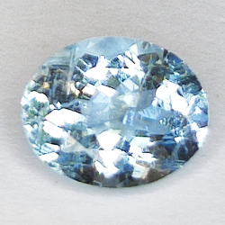 1,73 ct Aquamarin Oval Größe 8,9 x 7 x 4,8 mm