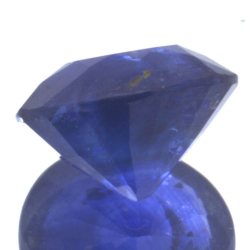 1,74 ct blauer Saphir im Ovalschliff, 7,39 x 6,43 mm