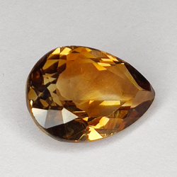 5.96ct Topaz Champagne pear cut 14X10mm